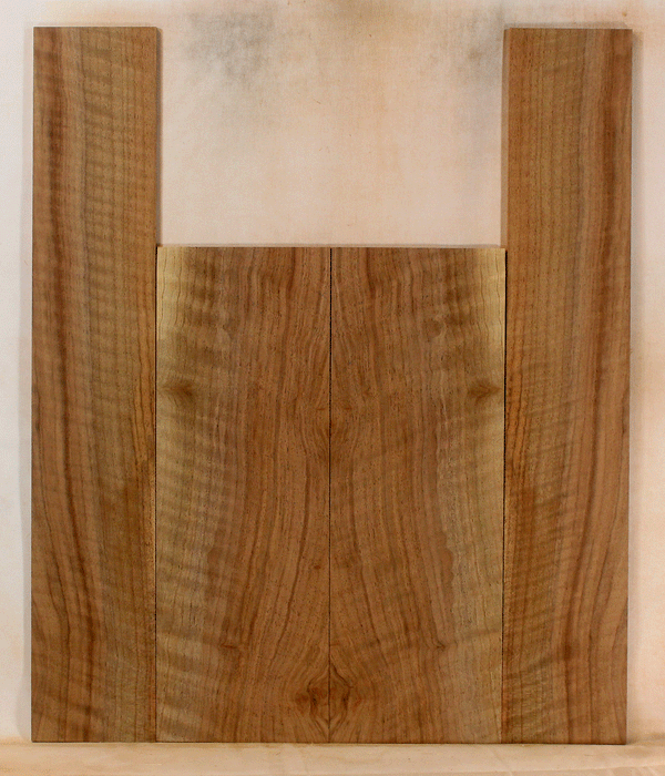 Claro Walnut Ukulele Back and Sides, Baritone Size, Orchard Recovery Eco-friendly, Great Color, Contrast, and Figure (LC21)