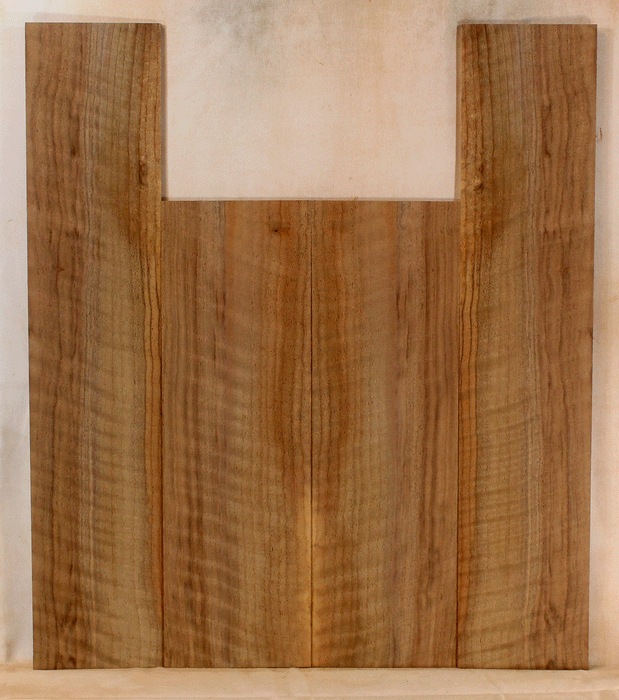 Claro Walnut Ukulele Back and Sides, Baritone Size, Orchard Recovery Eco-friendly, Great Color, Contrast, and Figure (LC22)