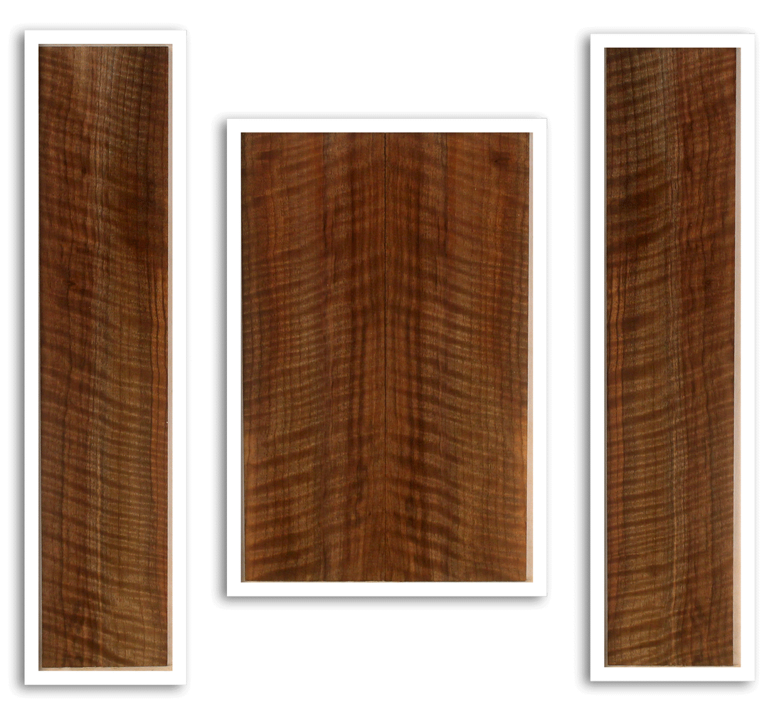 Claro Walnut Baritone Ukulele Back and Sides