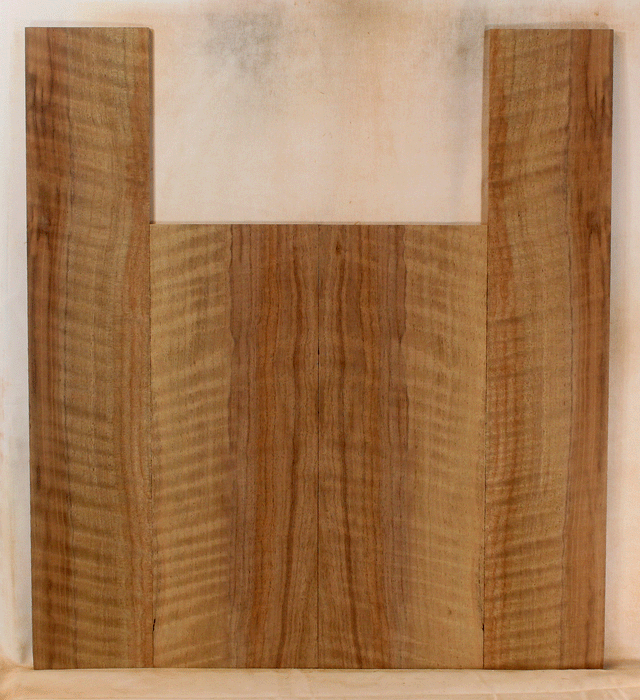 Claro Walnut Ukulele Back and Sides, Baritone Size, Orchard Recovery Eco-friendly, Great Color, Contrast, and Figure (LC24)
