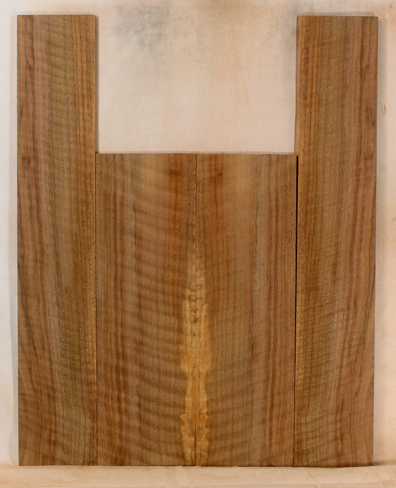 Claro Walnut Ukulele Back and Sides, Baritone Size, Orchard Recovery Eco-friendly, Great Color, Contrast, and Figure (LC26)