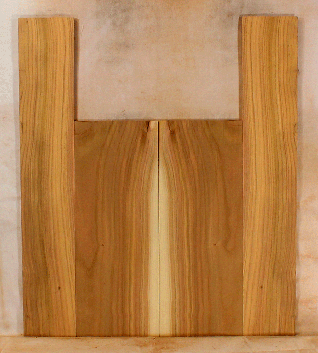 Pistachio Ukulele Back and Sides, Baritone Size, Orchard Recovery, Eco-friendly and Sustainable (LC38)