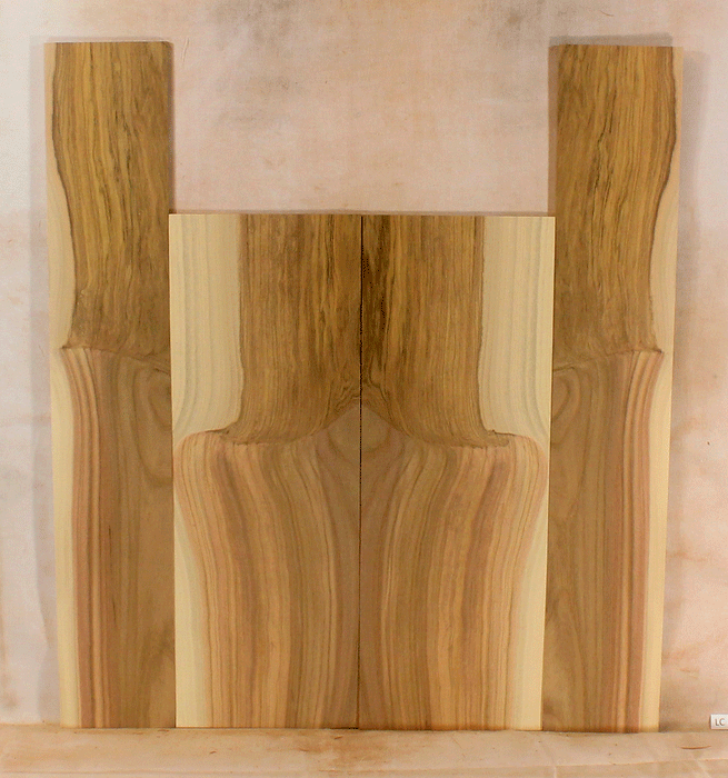 Pistachio Ukulele Back and Sides, Baritone Size, Orchard Recovery, Eco-friendly and Sustainable (LC44)