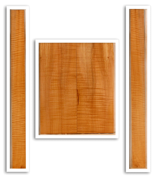 Maple Mandolin Archtop Back and Sides