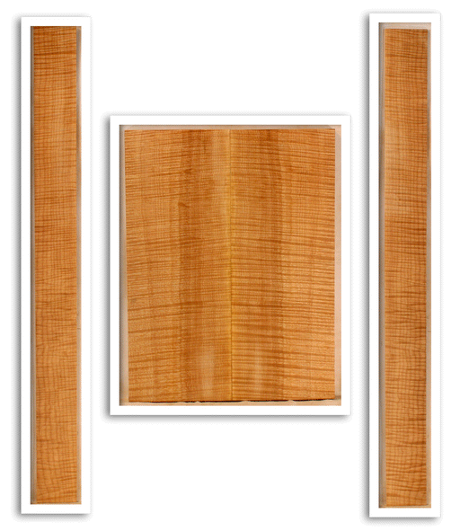 Maple Mandolin Archtop Back and Sides