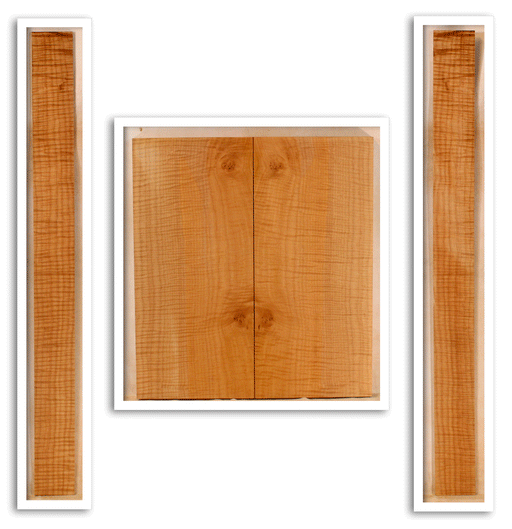 Maple Mandolin Archtop Back and Sides