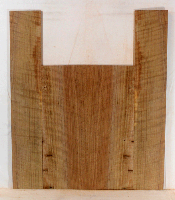 Claro Walnut Ukulele Back and Sides, Baritone Size, Orchard Recovery Eco-friendly, Great Color, Contrast, and Figure (LD79)