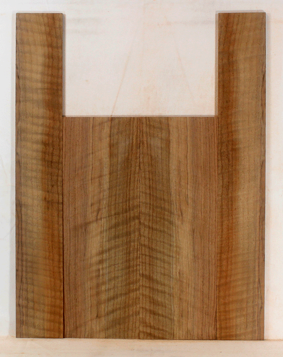 Claro Walnut Ukulele Back and Sides, Baritone Size, Orchard Recovery Eco-friendly, Great Color, Contrast, and Figure (LD80)