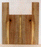 Claro Walnut Ukulele Back and Sides, Baritone Size, Orchard Recovery Eco-friendly, Great Color, Contrast, and Figure (LD82)