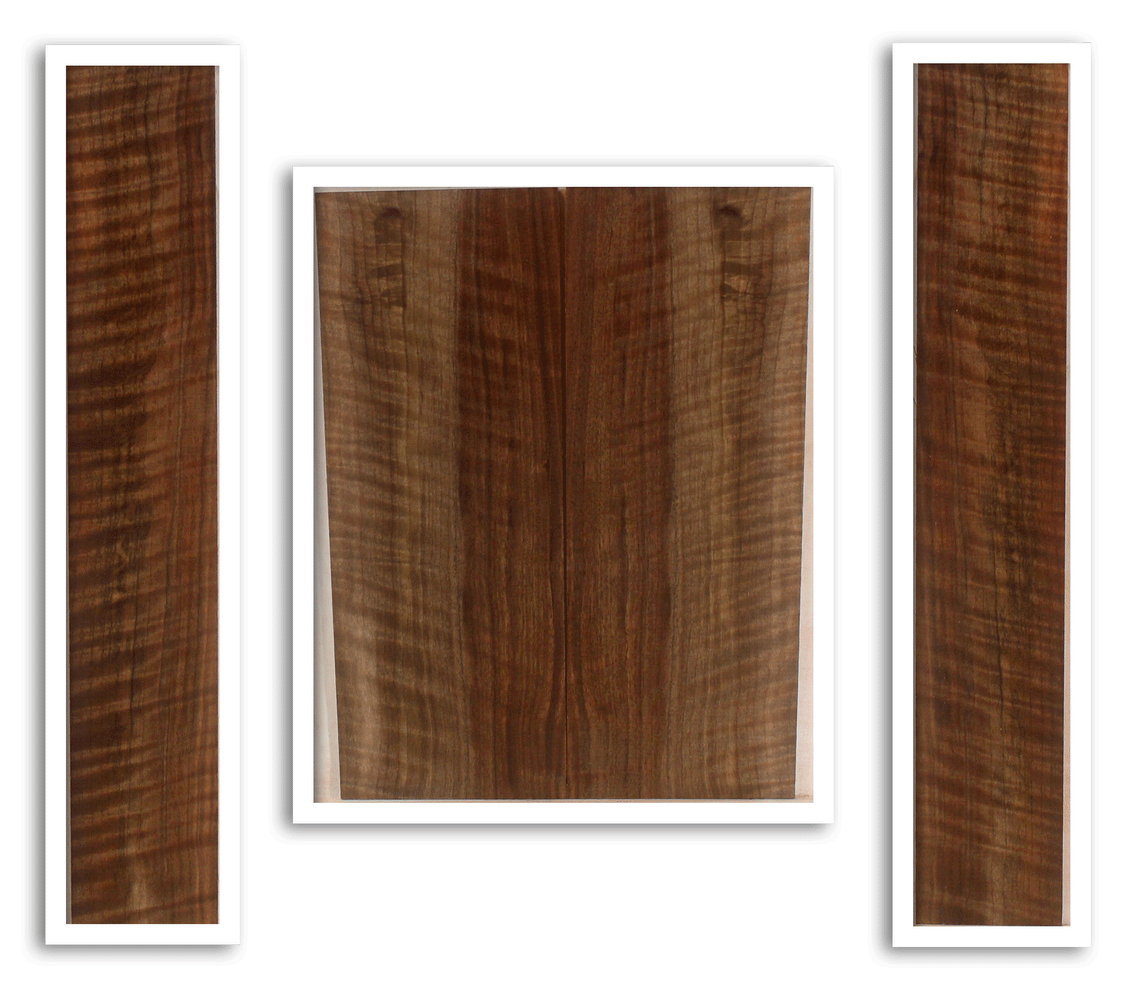 Claro Walnut Baritone Ukulele Back and Sides