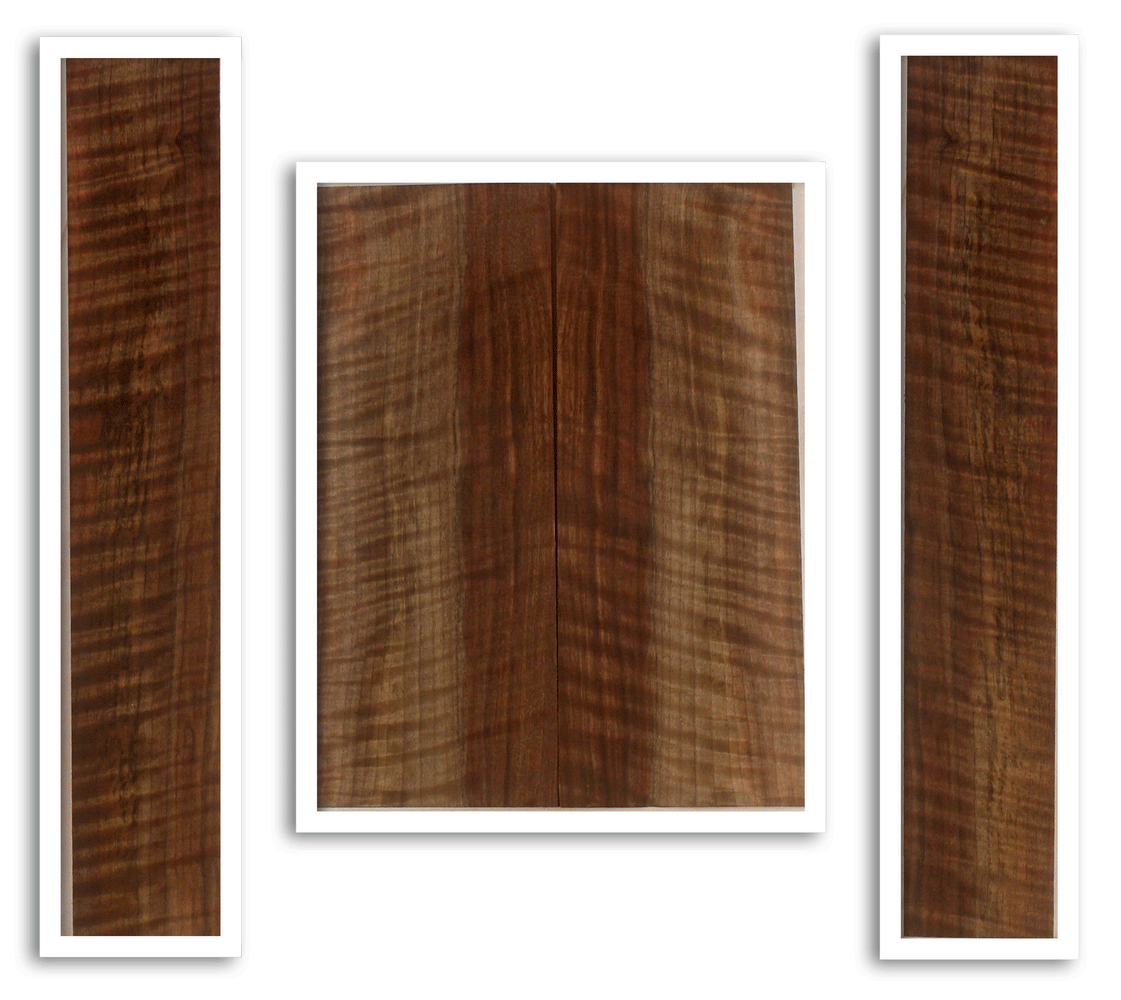 Claro Walnut Baritone Ukulele Back and Sides