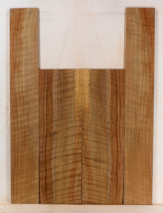 Claro Walnut Ukulele Back and Sides, Baritone Size, Orchard Recovery Eco-friendly, Great Color, Contrast, and Figure (LD87)