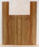 Claro Walnut Ukulele Back and Sides, Baritone Size, Orchard Recovery Eco-friendly, Great Color, Contrast, and Figure (LD90)