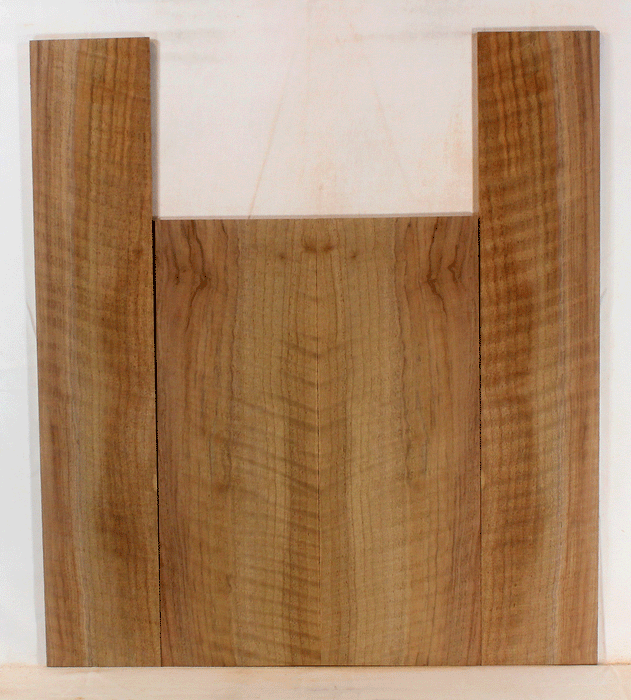 Claro Walnut Ukulele Back and Sides, Baritone Size, Orchard Recovery Eco-friendly, Great Color, Contrast, and Figure (LD92)