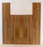 Claro Walnut Ukulele Back and Sides, Baritone Size, Orchard Recovery Eco-friendly, Great Color, Contrast, and Figure (LD93)