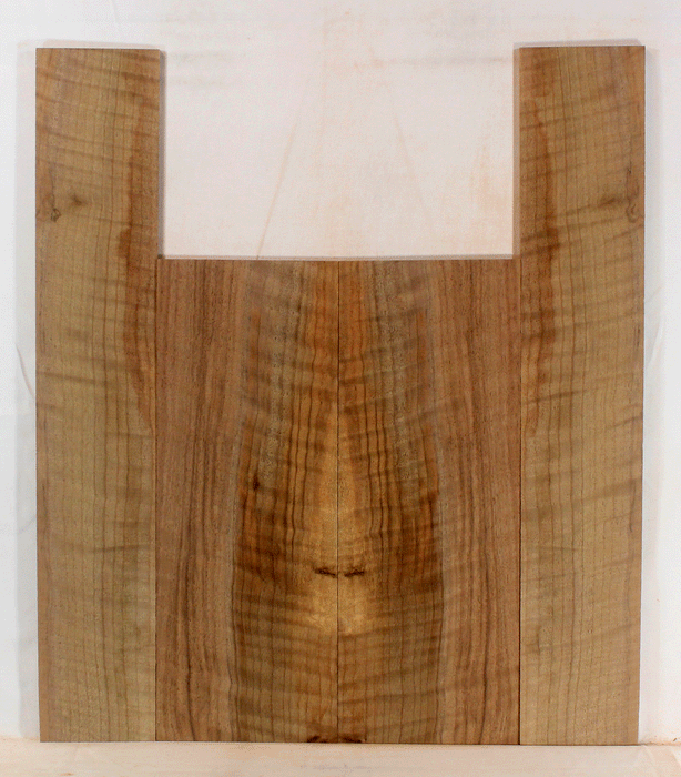 Claro Walnut Ukulele Back and Sides, Baritone Size, Orchard Recovery Eco-friendly, Great Color, Contrast, and Figure (LD94)