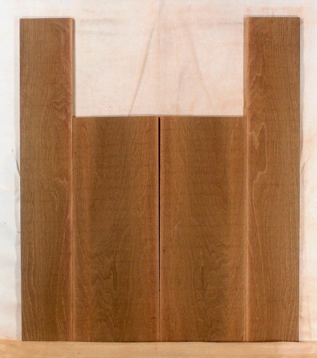 Ohia Ukulele Back and Sides, Baritone Size (LE51)