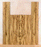 Myrtle Ukulele Back and Sides, Baritone Size, Great Tiger Strip, Figure, Color and Contrast (LE54)