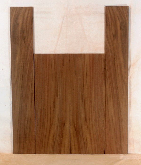 Claro Walnut Ukulele Back and Sides, Baritone Size, Orchard Recovery Eco-friendly, Great Color, Contrast, and Figure (LE55)