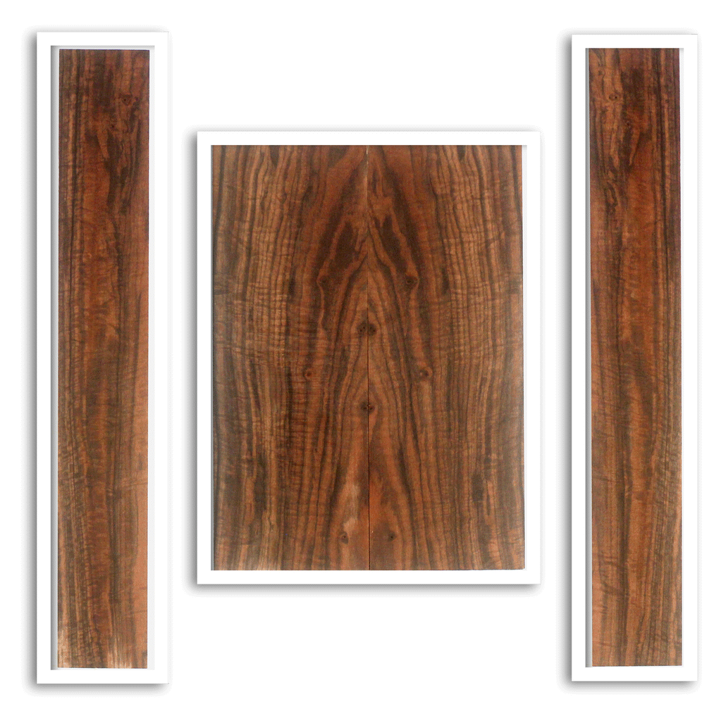 Claro Walnut Ukulele Arch Top Back and Sides, Baritone Size, Orchard Recovery Eco-friendly (LE87)