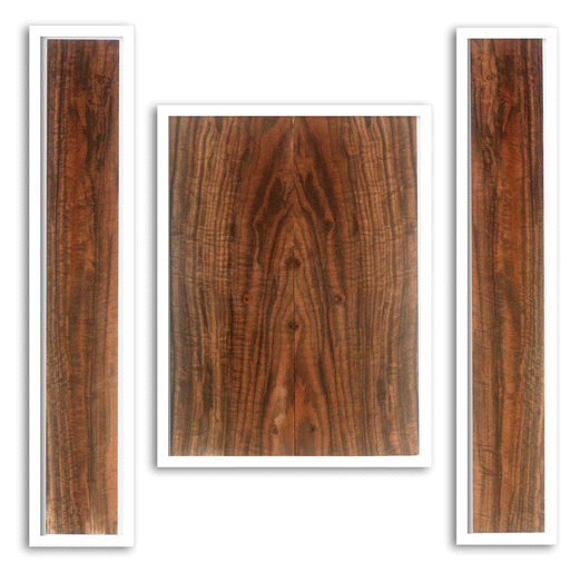 Claro Walnut Ukulele Arch Top Back and Sides, Baritone Size, Orchard Recovery Eco-friendly (LE87)