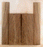 Claro Walnut Ukulele Arch Top Back and Sides, Baritone Size, Orchard Recovery Eco-friendly (LE89)