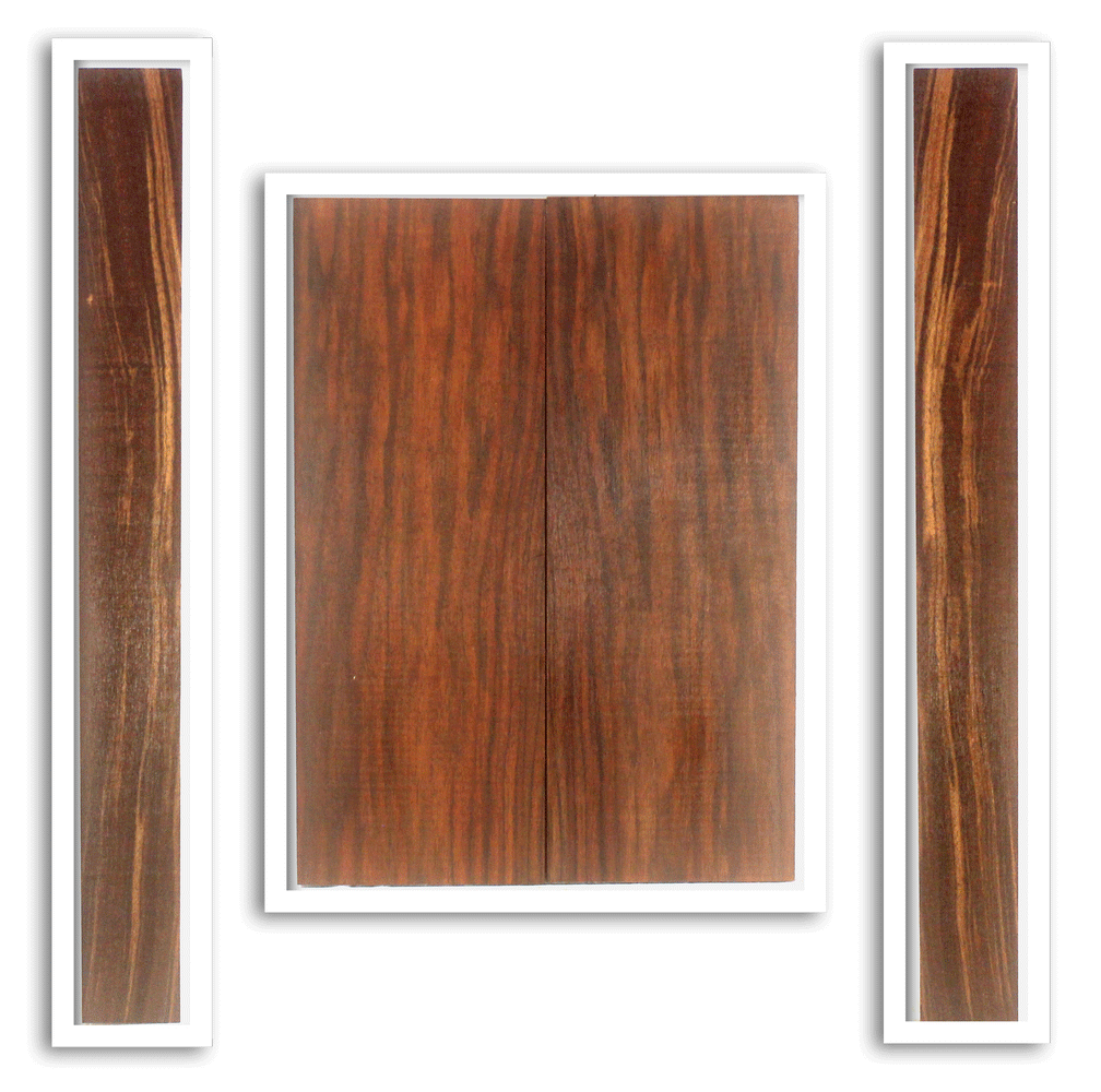 Claro Walnut Ukulele Arch Top Back and Sides, Baritone Size, Orchard Recovery Eco-friendly (LE90)