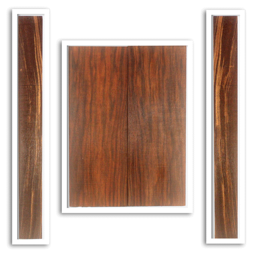 Claro Walnut Ukulele Arch Top Back and Sides, Baritone Size, Orchard Recovery Eco-friendly (LE90)