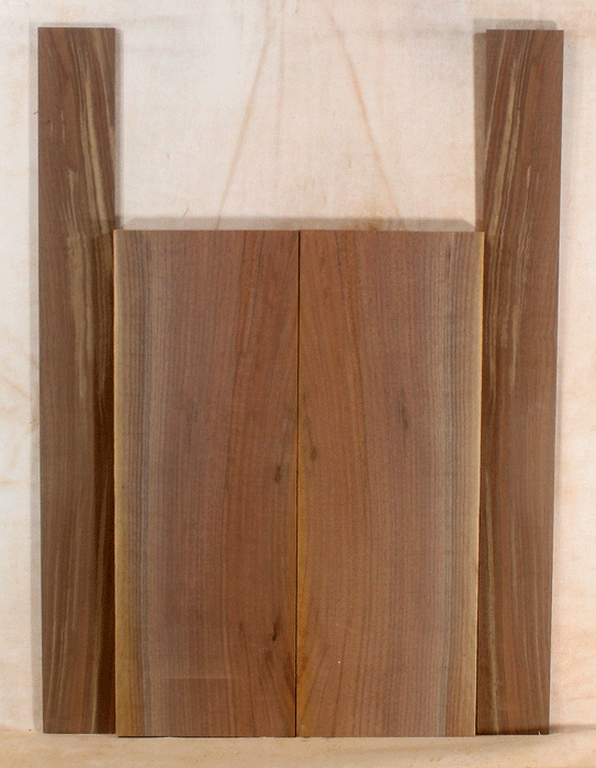 Claro Walnut Ukulele Arch Top Back and Sides, Baritone Size, Orchard Recovery Eco-friendly (LE91)