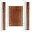 Claro Walnut Ukulele Arch Top Back and Sides, Baritone Size, Orchard Recovery Eco-friendly (LE91)