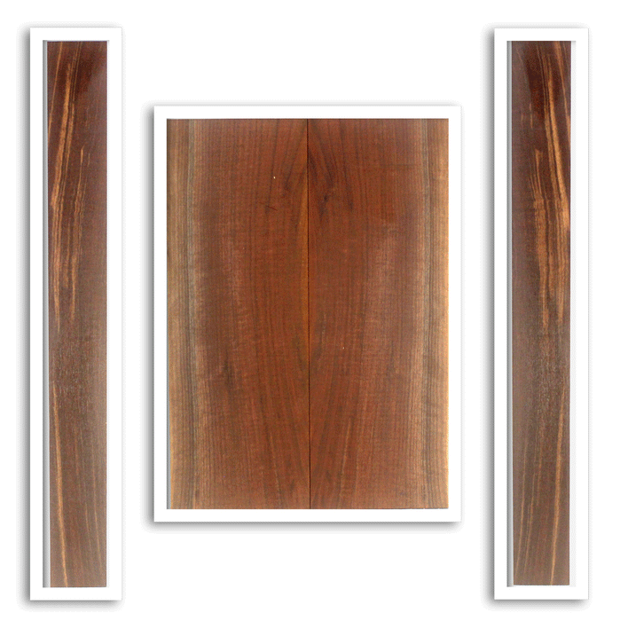Claro Walnut Ukulele Arch Top Back and Sides, Baritone Size, Orchard Recovery Eco-friendly (LE91)