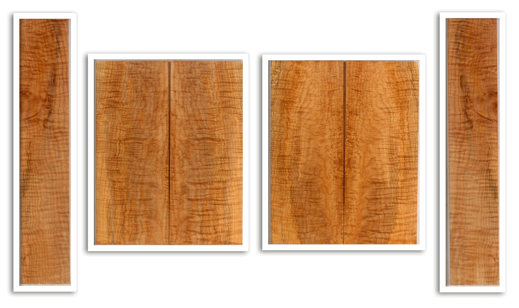 Maple Ukulele Top, Back, and Sides 