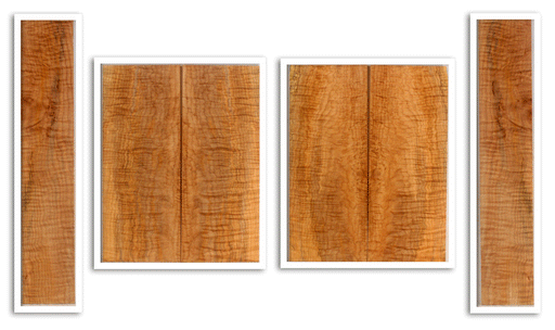Maple Ukulele Top, Back, and Sides 