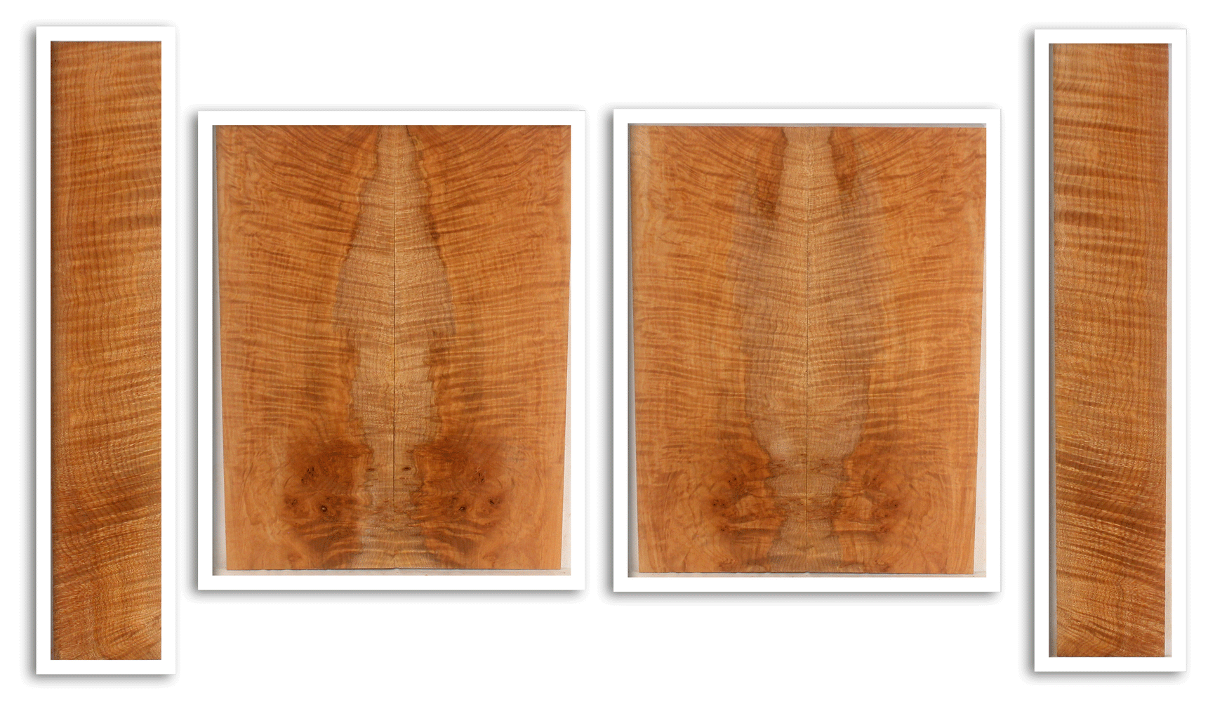 Maple Ukulele Top, Back, and Sides