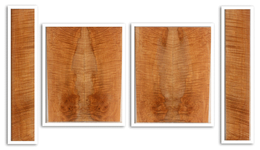 Maple Ukulele Top, Back, and Sides
