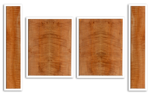 Maple Ukulele Top, Back, and Sides