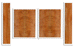 Maple Ukulele Top, Back, and Sides