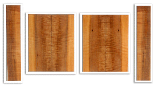 Maple Ukulele Top, Back, and Sides