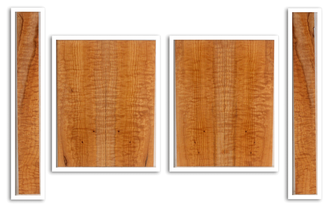 Quilted Maple Ukulele Top, Back, and Sides