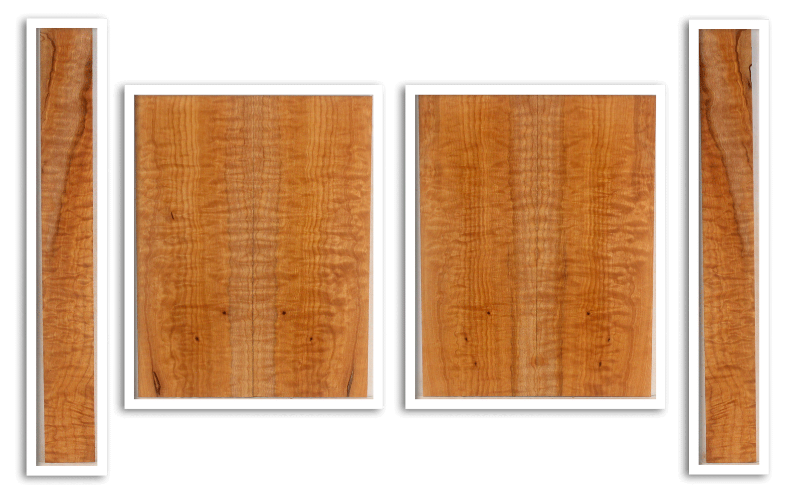 Quilted Maple Ukulele Top, Back, and Sides