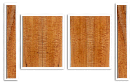 Quilted Maple Ukulele Top, Back, and Sides