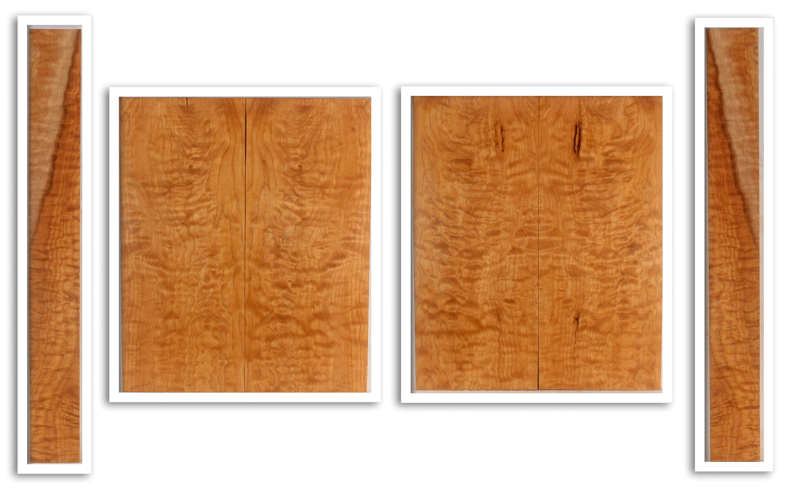 Maple Quilted Ukulele Top, Back, and Sides