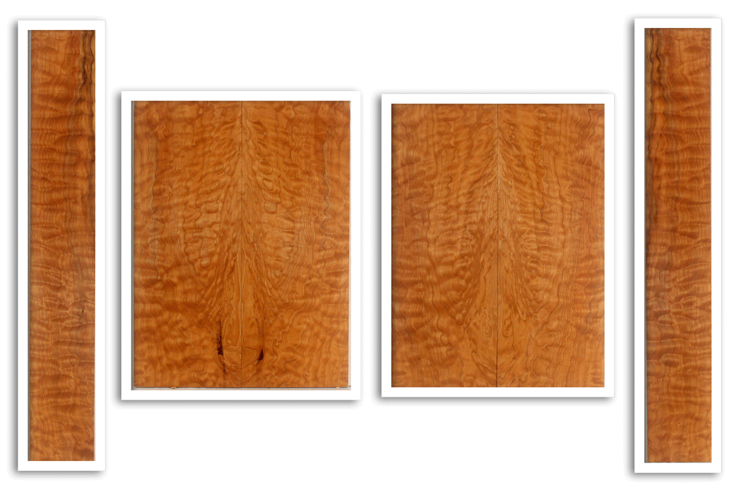 Quilted Maple Ukulele Top, Back, and Sides