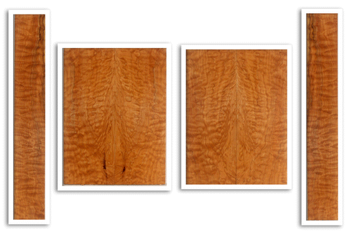 Quilted Maple Ukulele Top, Back, and Sides