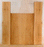 Maple Ukulele Back and Sides Set, Baritone Size, Quilted Figure (LF34)