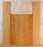Maple Ukulele Back and Sides Set, Baritone Size, Quilted Figure (LF37)