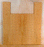 Maple Ukulele Back and Sides Set, Baritone Size, Quilted Figure (LF43)