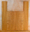 Maple Ukulele Back and Sides Set, Baritone Size, Fiddle Back Figure (LF53)