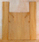 Maple Ukulele Back and Sides Set, Baritone Size, Fiddle Back Figure (LF54)
