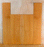 Maple Ukulele Back and Sides Set, Baritone Size, Fiddle Back Figure (LF55)